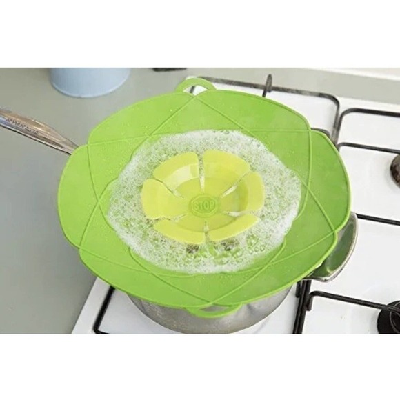 Spill Stopper Lid Cover And Spill Stopper, Boil Over Safeguard Silicone 3 PACK - Picture 1 of 8